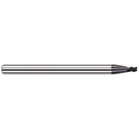 HARVEY TOOL End Mill for Exotic Alloys - Corner Radius, 0.0500", Corner Radius: 1/64" 975650-C6